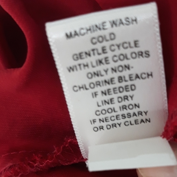 Spense Top Sleeveless in Red Blouse Size Large Lightweight - Picture 6 of 10